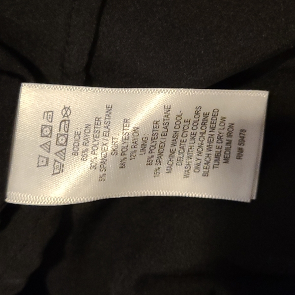 Tahari Black and Gold Cocktail Dress - Picture 8 of 11